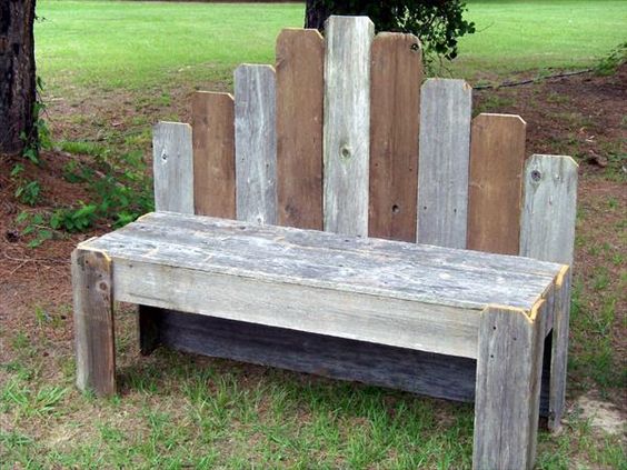 DIY Pallet Garden Bench | Pallet Furniture DIY: 