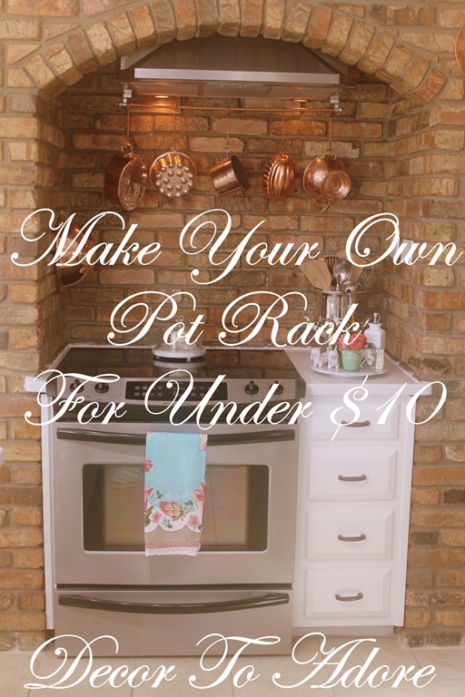 Make A Pot Rack For Under $10