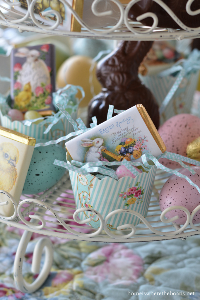 Easter tiered tray