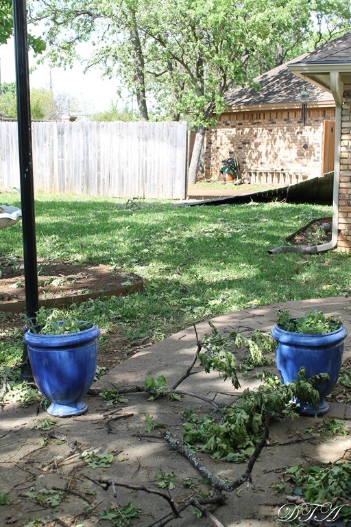 tornado debris