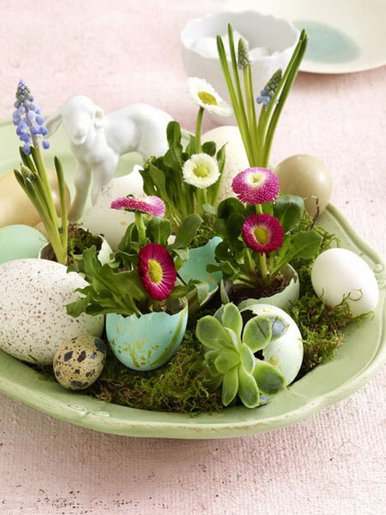 60 Creative Ways to Decorate With Easter Eggs Family Holiday