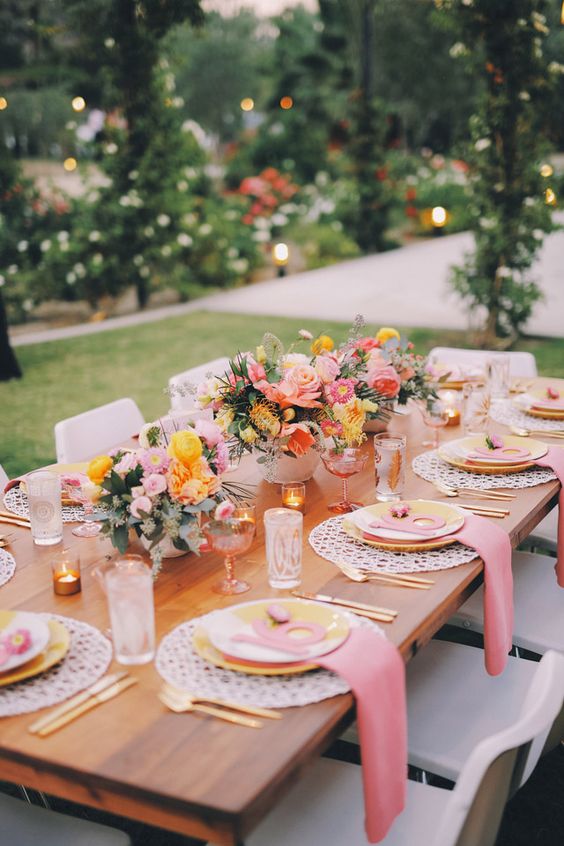 rose and gold party ideas