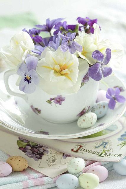 Lovely Ideas and Recipes for an Easter Tea