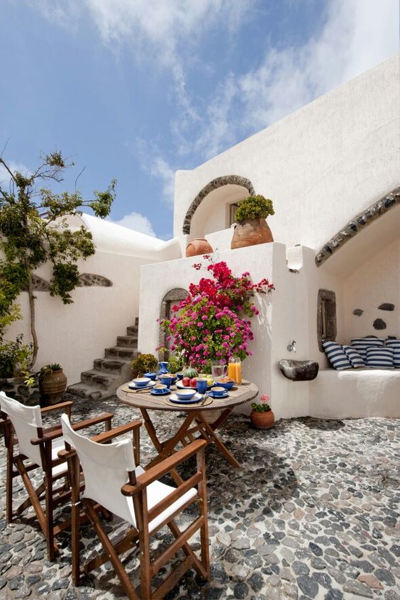Greek Mediterranean style Santorini 