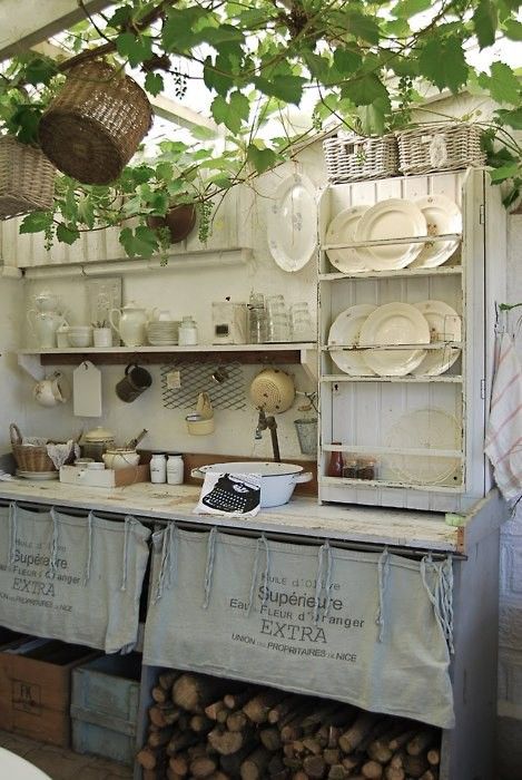 French outdoor kitchen