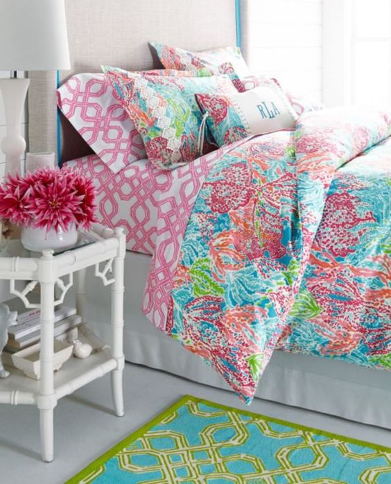 Lilly Pulitzer Sister Florals Duvet Cover Collection by Garnet Hill: 