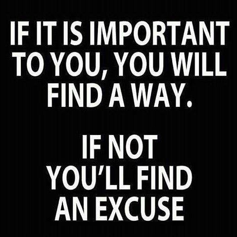 Find an excuse