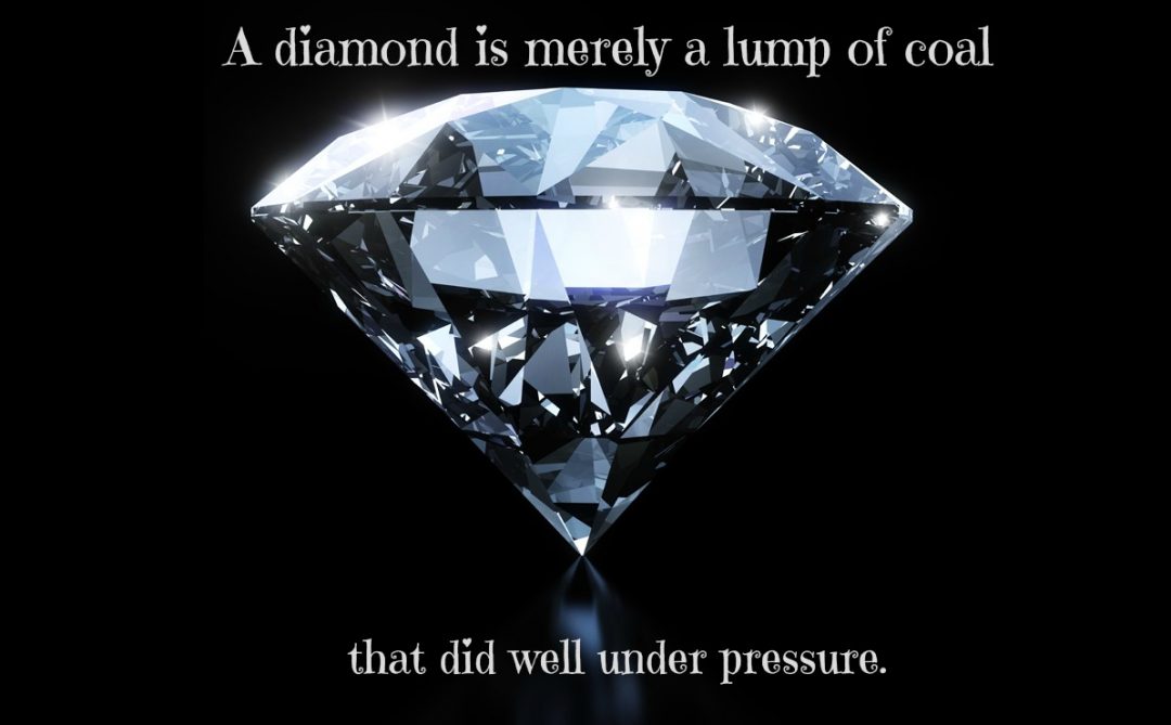 a diamond is merely a lump of coal
