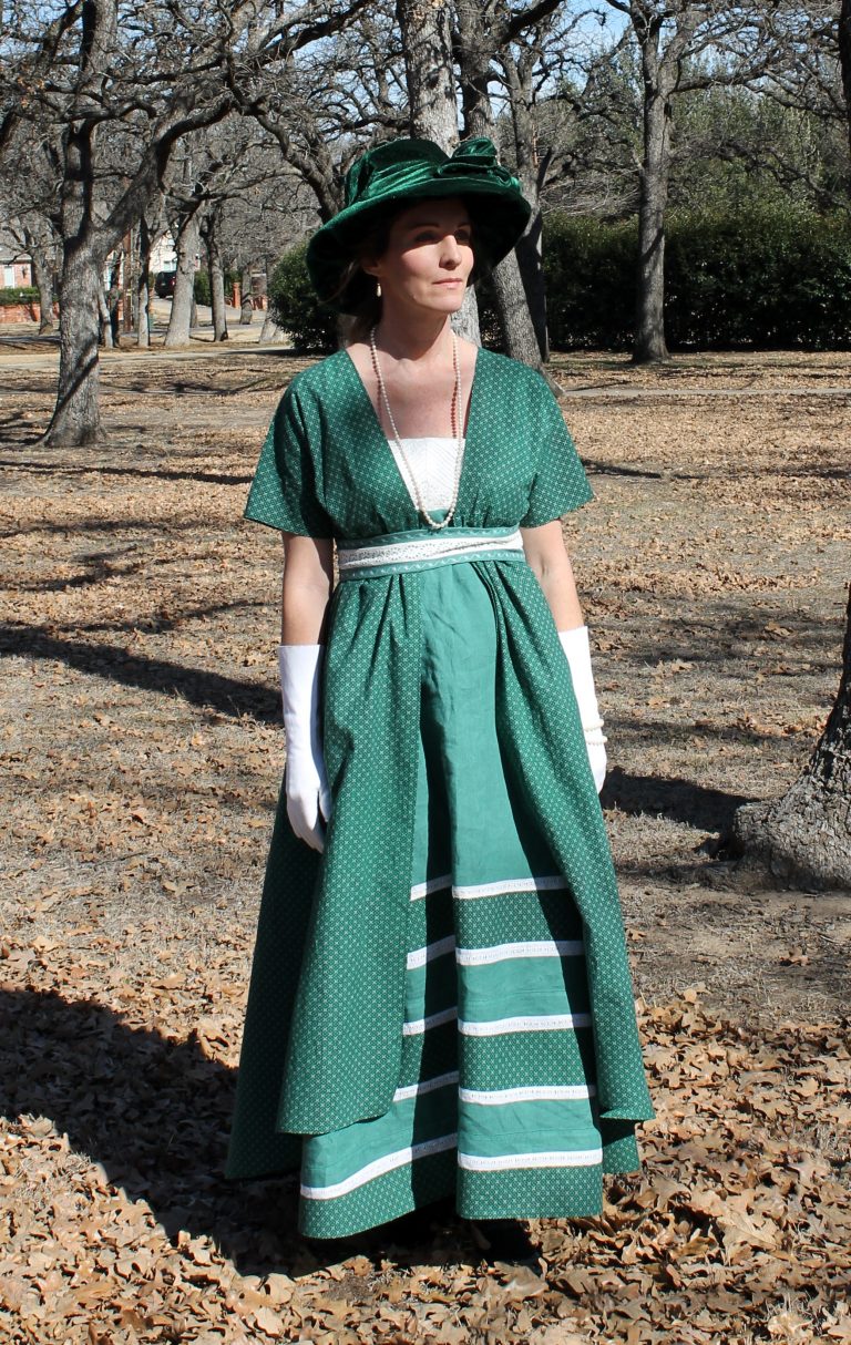 A Green Edwardian Dress - Decor To Adore