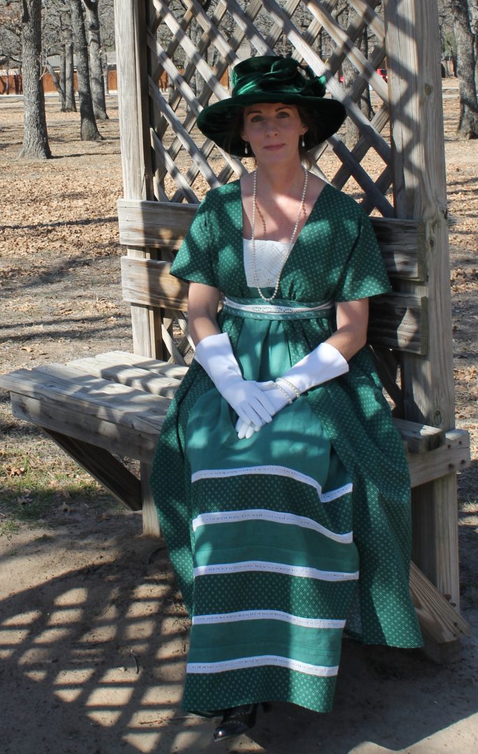 A Green Edwardian Dress - Decor To Adore