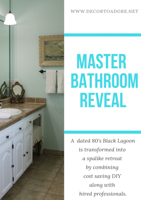 Master Bath Reveal The Black Lagoon Is No More