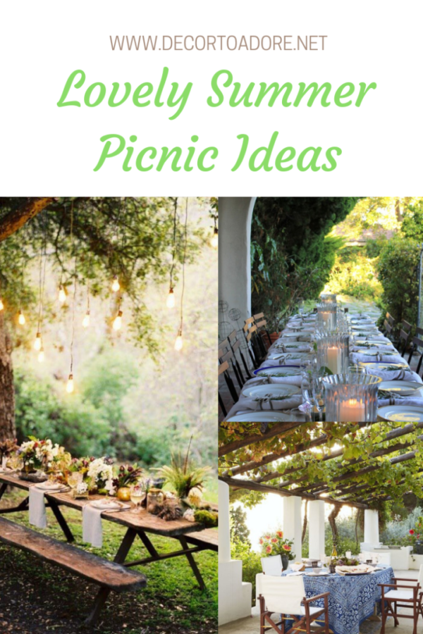 Lovely Summer Picnic Ideas - Decor to Adore