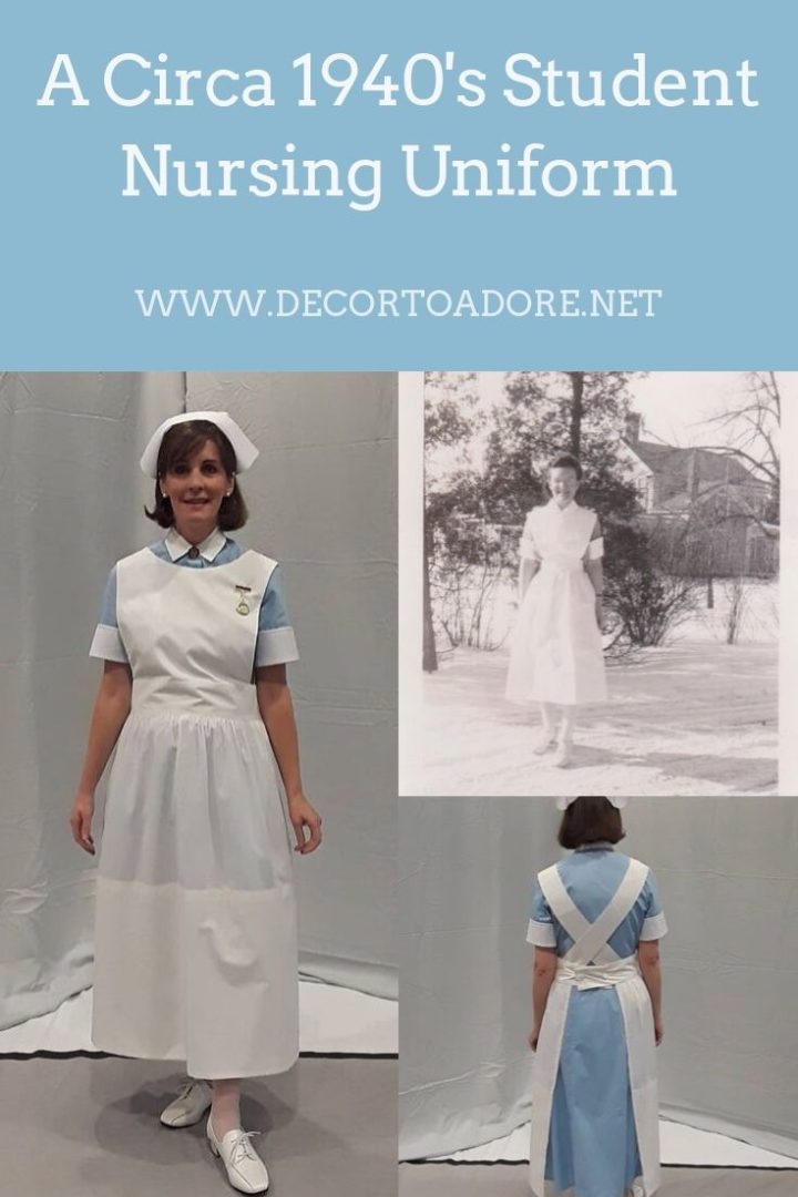 A Circa 1940's Student Nursing Uniform - Decor To Adore