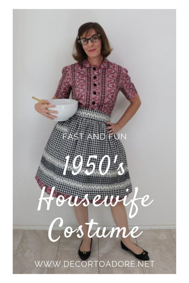 A 1950's Housewife Costume