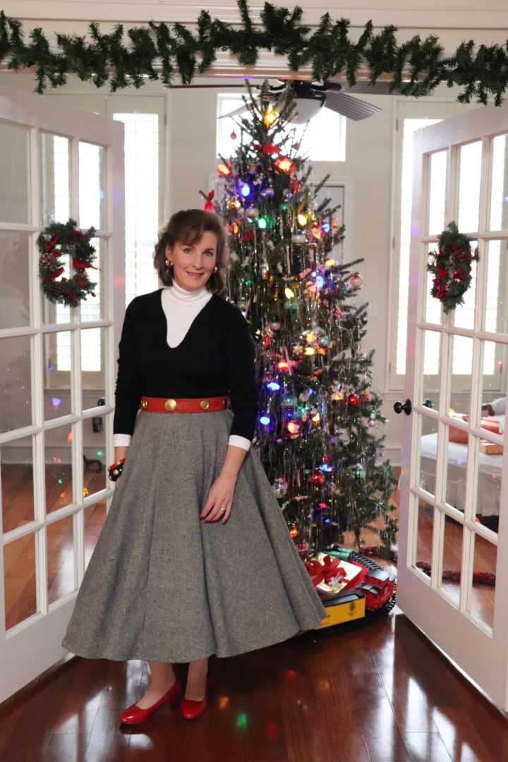 White Christmas Judy Haynes Engagement Outfit