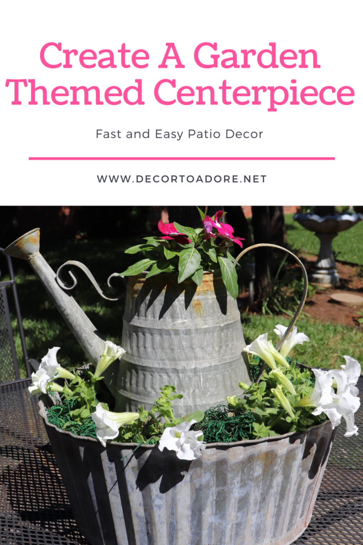 Create A Garden Themed Centerpiece