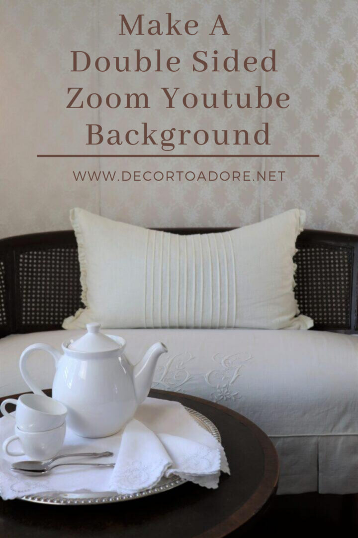 Make A Double Sided Zoom Youtube Background