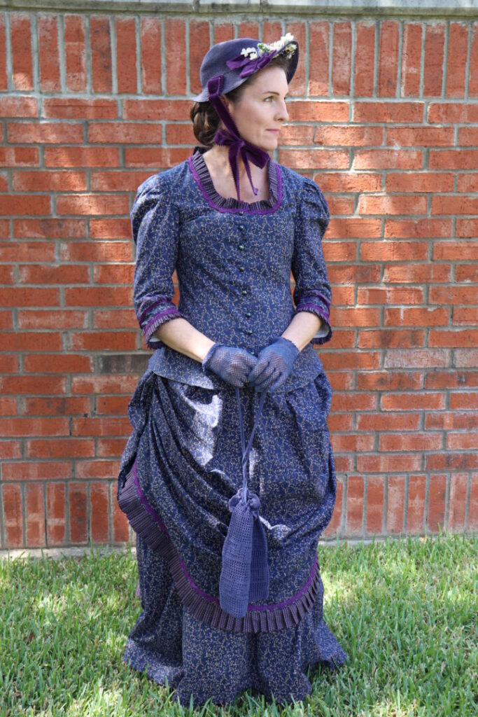 An 1880's Bustle Overskirt - Decor To Adore