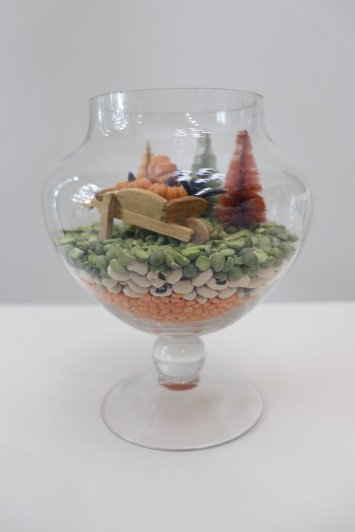 An Autumnal Scene In A Jar