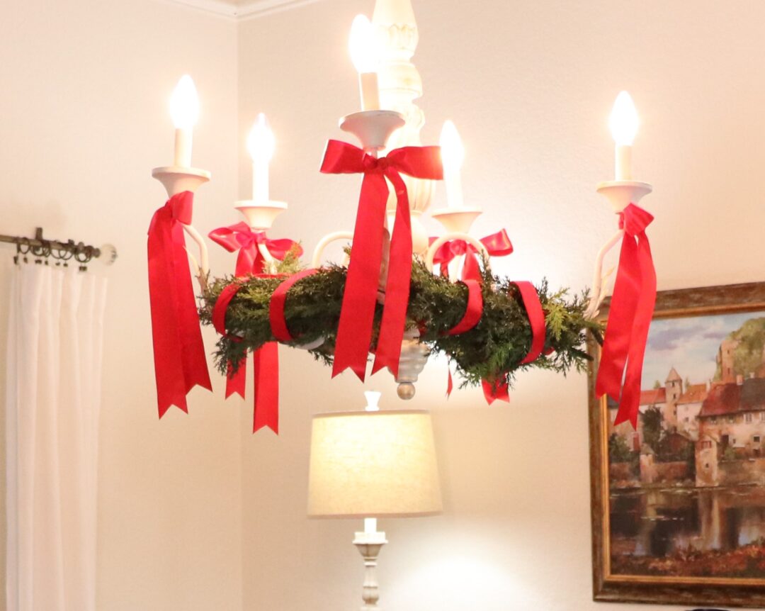 Hanging advent wreath
