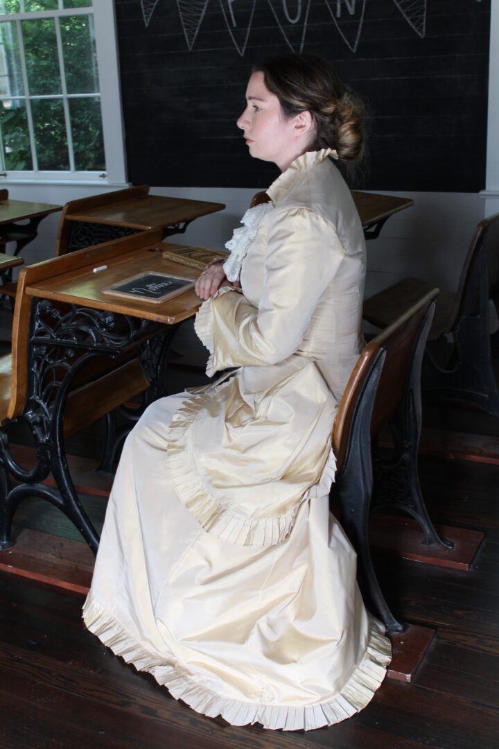Nellie Oleson's Silk Polonaise Dress