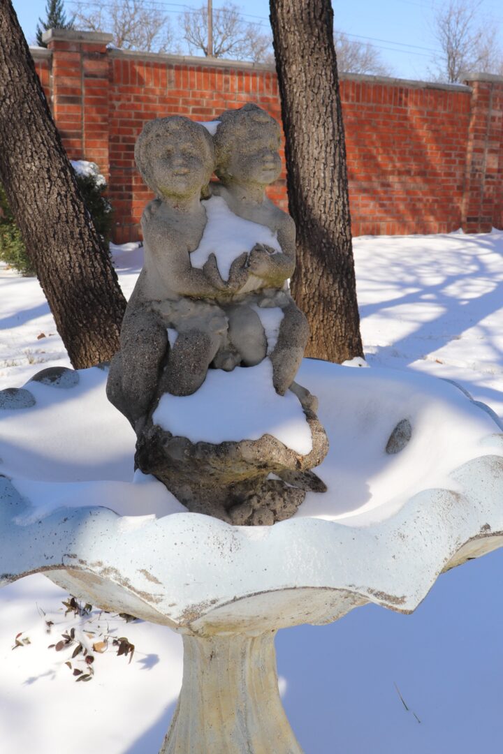 winter statue