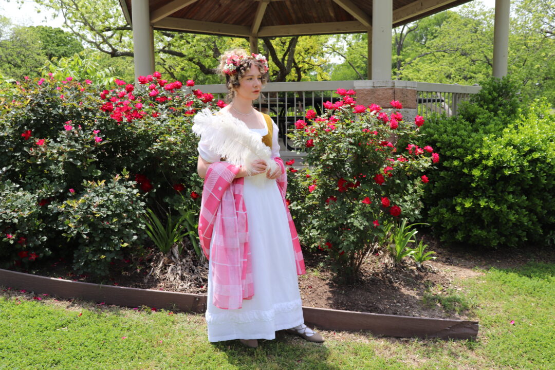 White Regency dress