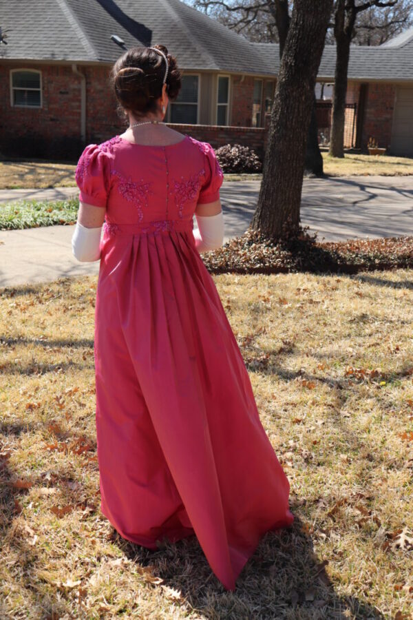 Bridgerton Inspired Beaded Regency Gown - Decor To Adore