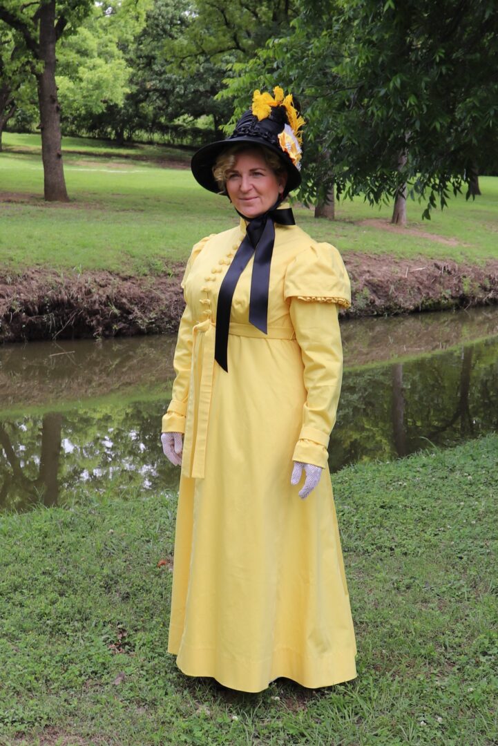 Emma's Yellow Pelisse Takes A Regency Stroll - Decor To Adore