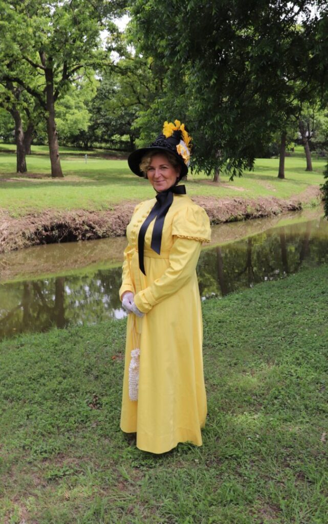 Emma's Yellow Pelisse Takes A Regency Stroll - Decor To Adore