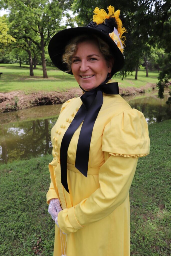 Emma's Yellow Pelisse Takes A Regency Stroll - Decor To Adore