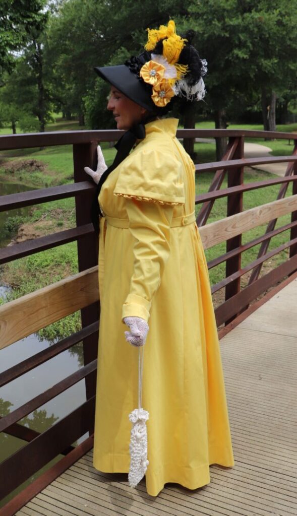 Emma's Yellow Pelisse Takes A Regency Stroll - Decor To Adore