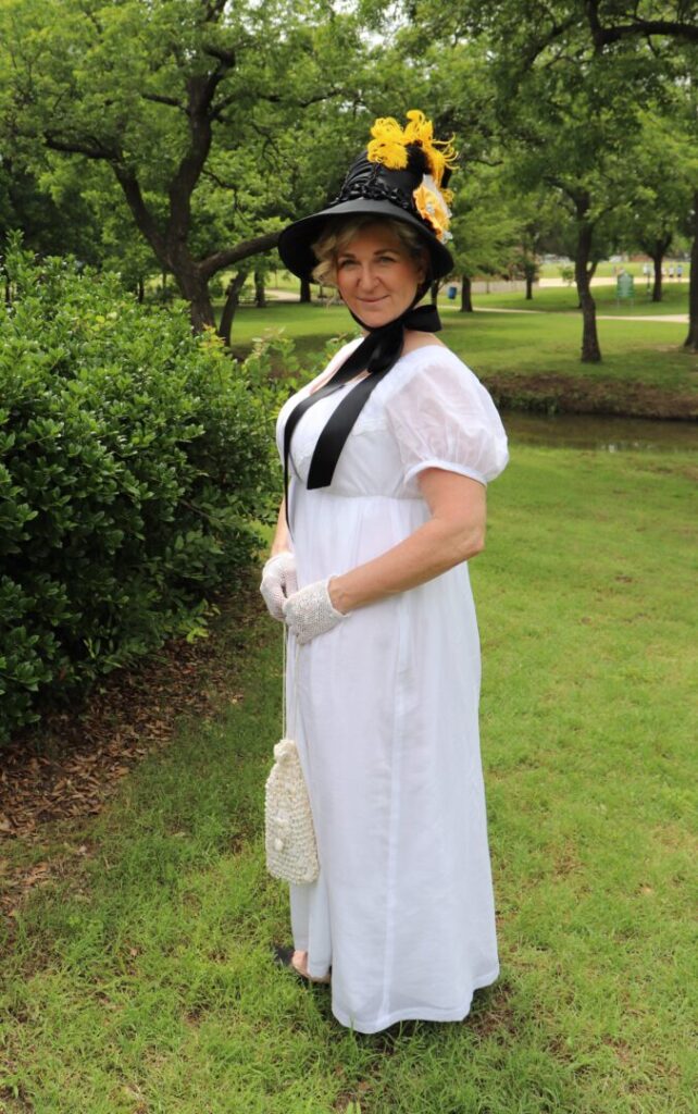 Emma's Yellow Pelisse Takes A Regency Stroll - Decor To Adore