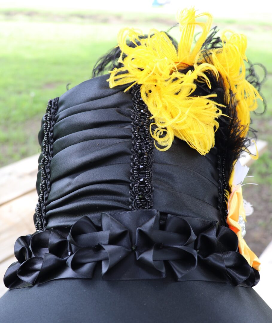 Black Regency Bonnet