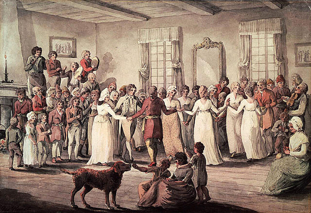 Dance in the Château St. Louis, Quebec, 1801, George Heriot 