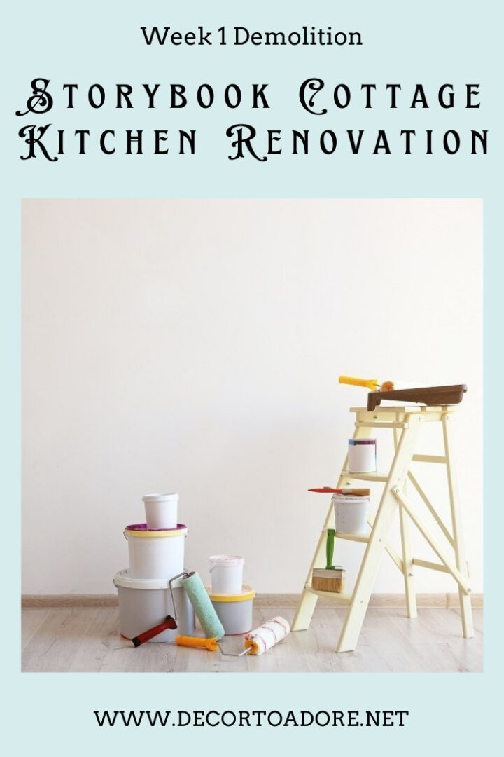 Kitchen Renovation Week 1 Demolition