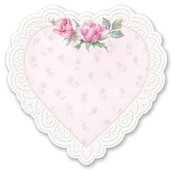 pink and white heart