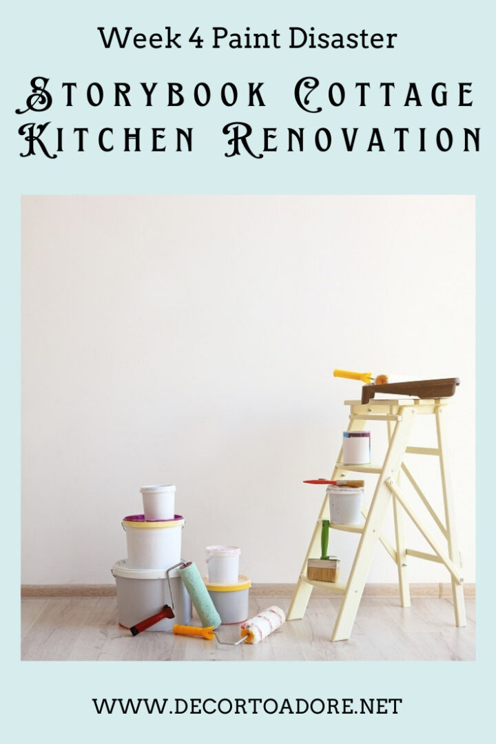 Kitchen Renovation Week 4 Paint Disaster