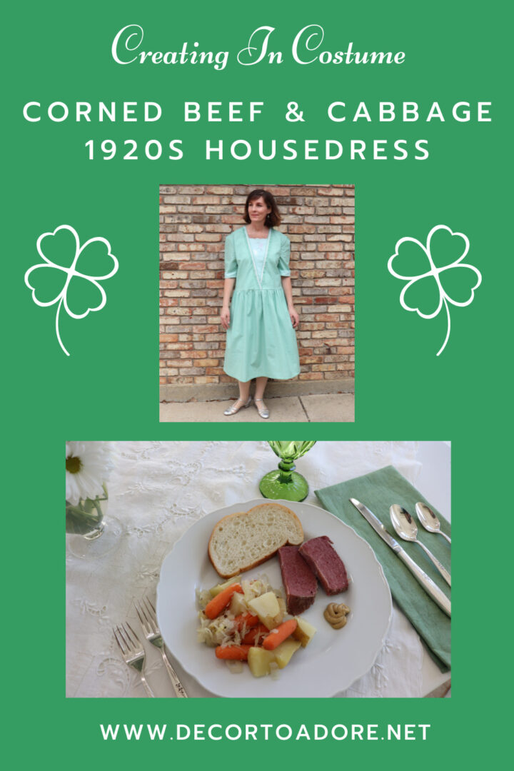 Making Corned Beef and Cabbage in a 1920s Housedress