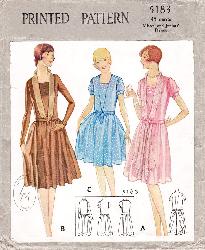1920s dress pattern