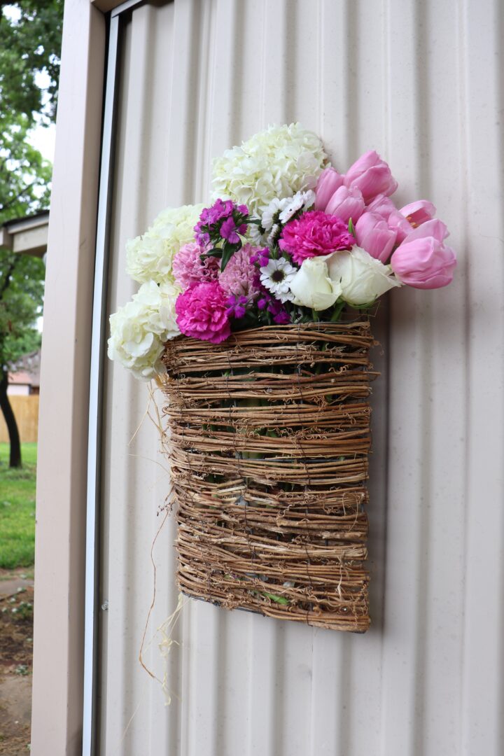 A basket of blooms