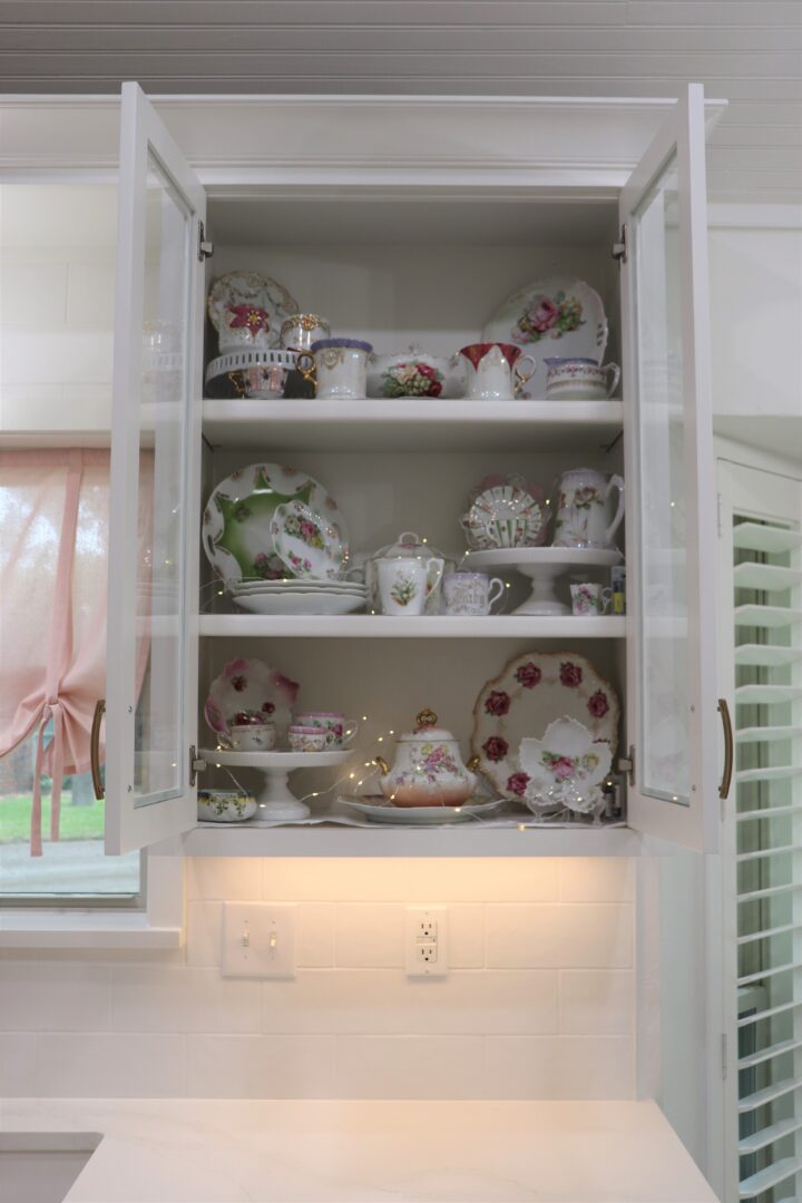 Small Kitchen Wall china cabinet
