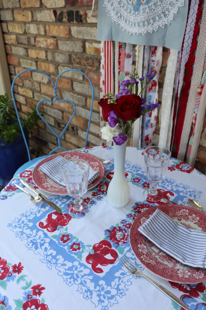 A Cheery Patriotic Patio