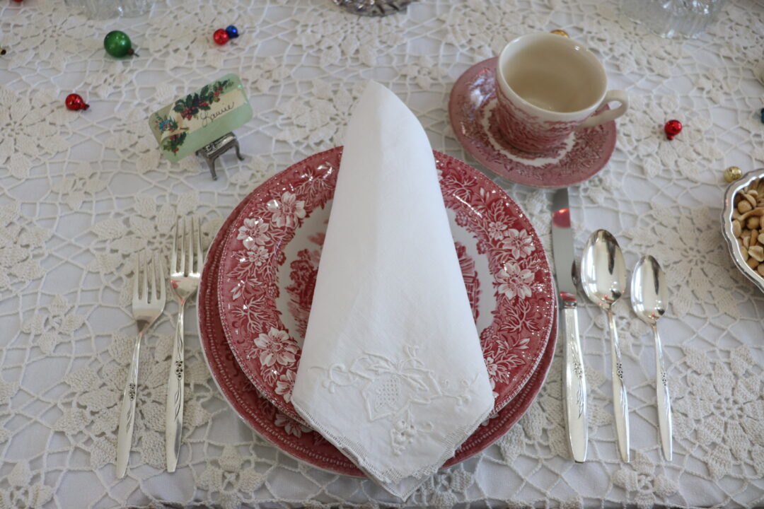 A Collection Of Red Transferware