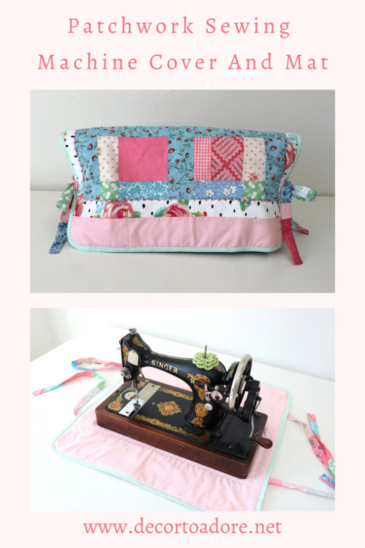Patchwork Sewing Machine Cover And Mat