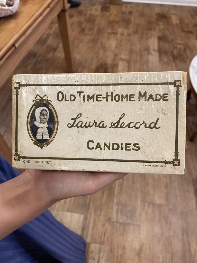 Laura Secord Antique Candy Box
