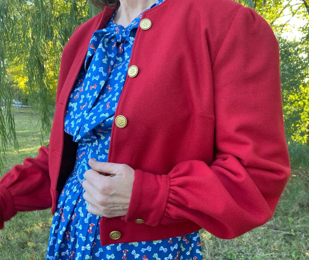 1940s Bomber Jacket With Patriotic Dress - Decor To Adore