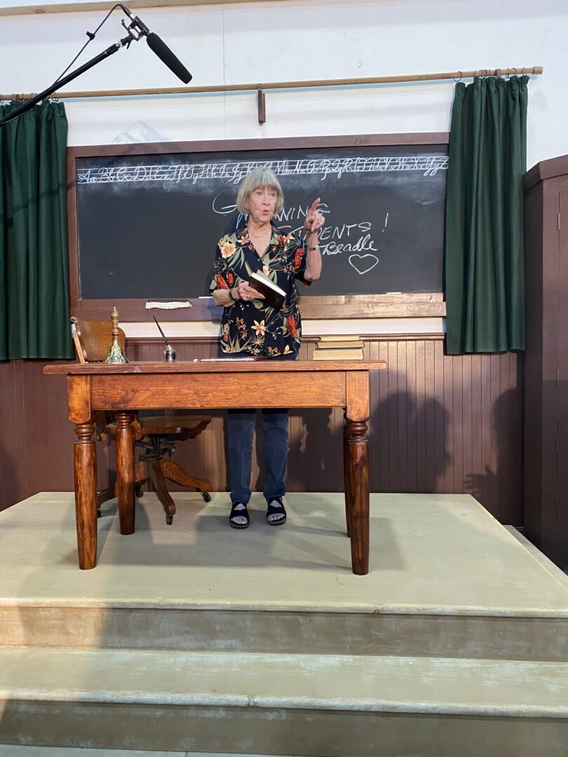 Charlotte Stewart as Miss Beadle Charlotte Stewart Simi Valley Festival image by Laura Ingalls Gunn of Decor To Adore