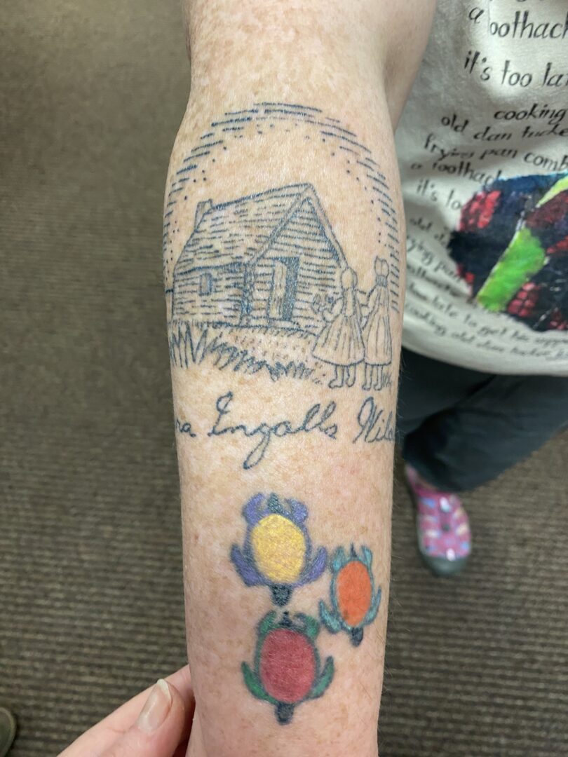 Little House on the Prairie tattoo