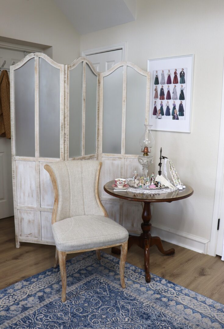 19th Century Inspired Sewing & Crafting Space